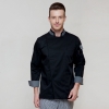 black chef coat 